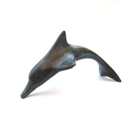 Greek Bronze Animal Dolphin, Metal Sculpture Dolphin - thumbnail 4