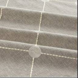 "Pair 25"" Or 50"" Wide Kelly Ripa Fanfare Embroidered Cafe Curtain Rod Panels Drapes Length 24 48 63 72 84 96 108 120" - thumbnail 3
