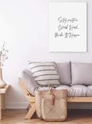 Quote Print I Stay Positive, Work Hard, Make It Happen - Positive Inspirational - thumbnail 1