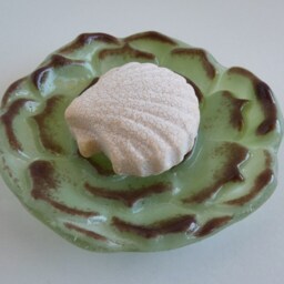 Green & Plum Fused Glass Succulent Dish By Bprdesigns - thumbnail 4