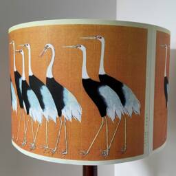 Crane Lampshade, Light Shade, Japanese, Birds, Fatta Da Mamma - thumbnail 3