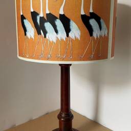 Crane Lampshade, Light Shade, Japanese, Birds, Fatta Da Mamma - thumbnail 2