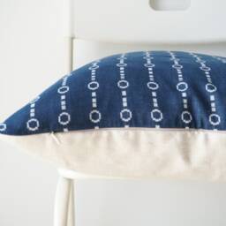 Blue Navy Indigo Pillow Cover - thumbnail 3