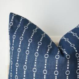 Blue Navy Indigo Pillow Cover - thumbnail 2