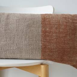 Gray Dot Block Print Mudcloth Hmong Pillow Case - thumbnail 2