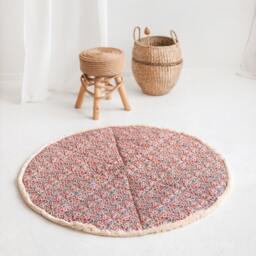 Floral Baby Play Mat Perfect Floor Playmat For Tummy Time & Crawling ~ Birthday Gift Kids - thumbnail 2