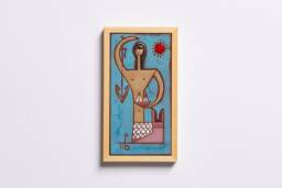 Ceramic Mermaid Tile Handmade Bathroom Shelves Wall Art Kids Room Ocean Day Sea Life Outdoor Decor Siren Baby Shower Gift - thumbnail 1