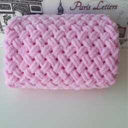 Baby Girl Blanket Knit Newborn Baby Throw Gift Shower Handmade - thumbnail 2
