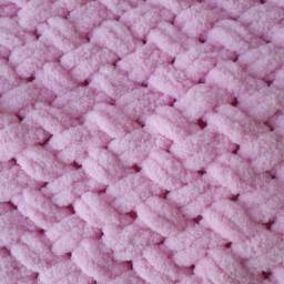 Baby Girl Blanket Knit Newborn Baby Throw Gift Shower Handmade - thumbnail 3