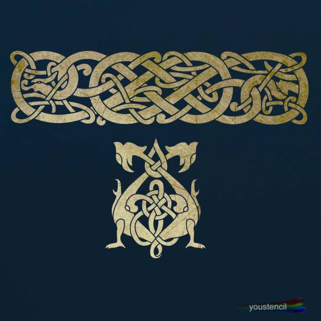 Celtic Knot Stencil, For Walls, Art & Furniture. St87 - image 1