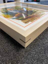 You Choose The Size // Ash Box Picture Frame Hand Finished Diy Made To Order - thumbnail 1