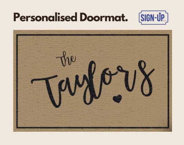 Personalised Custom Doormat - Cozy Coir Welcome Mat Mat - image 1