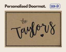 Personalised Custom Doormat - Cozy Coir Welcome Mat Mat - thumbnail 1