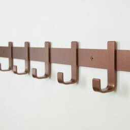 steel Coat Rack, Powder Coated Hook Towel Hanger, Bathroom Handmade Hook, Kitchen Organizing Rack Wall Mount - thumbnail 3