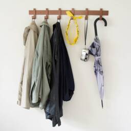 steel Coat Rack, Powder Coated Hook Towel Hanger, Bathroom Handmade Hook, Kitchen Organizing Rack Wall Mount - thumbnail 2