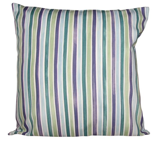 Emma Bridgewater Polka Stripe Purple & Green Cushion Cover