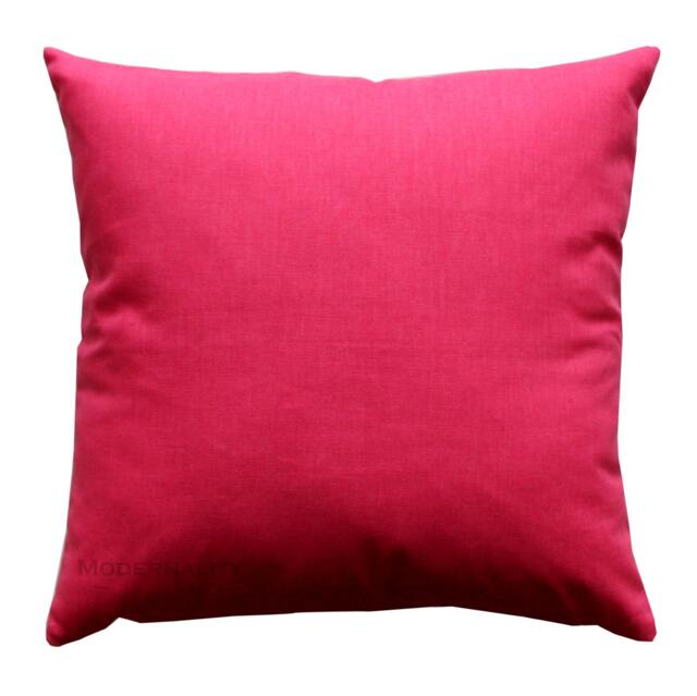 Toss Pillows, Solid Candy Pink Pillow Cover, Plain Pillow, Zippered Hot Case, Cushion Girls Room, Dorm Room Decor - image 1