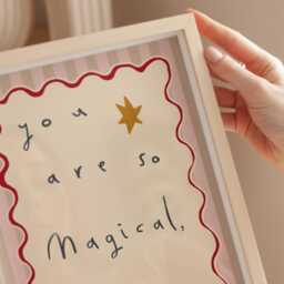 You Are Magical Print, Nursery Bedroom Art, Illustration Wall Boho Decor, Kids Room Play Unframed - thumbnail 2