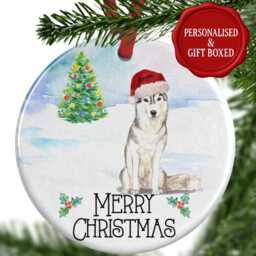Personalized Pet Ornament - Custom Dog Or Cat Keepsake, Ceramic Christmas Tree Decoration, Memorial Gift For Pet Lovers - View #6