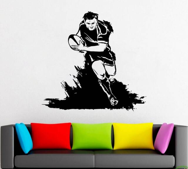 Football Player Wall Decal Sports Vinyl Decor 2356 - image 1