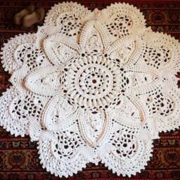 Crochet Lace Rug 52 - thumbnail 2