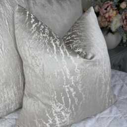 Luxury Greige Cushion Cover, Textured Marble Throw Pillow Double Sided, Prestigious Textiles Hamlet Alabaster, Home Decor - thumbnail 4