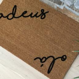 Ola Adeus Coir Doormat Portuguese Welcome Mat - thumbnail 4