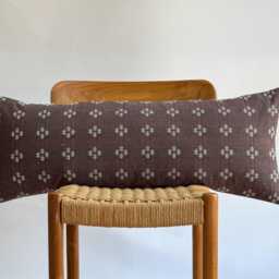 Hmong Woven Lumbar Pillow Cover Purple Boho Home Decor - thumbnail 2