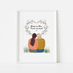 Mum Gift, Daughter Birthday Mothers Day Gift For Mum, Print, Mother Nan - thumbnail 1