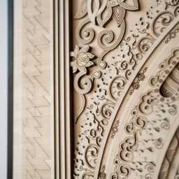 Kalachakra Mandala Wood Wall Art, 3D Layered Natural Sculpture, Meditation & Yoga Room Decor - thumbnail 4