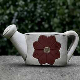 Stone Flower Pot Statue Concrete Plant Figure Cement Planter Sculpture Home & Garden Ornament Front Door Decoration Planter Lover Gift - thumbnail 4