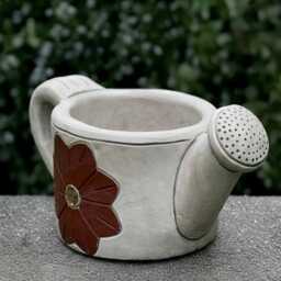 Stone Flower Pot Statue Concrete Plant Figure Cement Planter Sculpture Home & Garden Ornament Front Door Decoration Planter Lover Gift - thumbnail 3