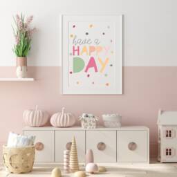 Girls Nursery Prints, Bedroom Wall Art, Quotes, Muted Colours, Playroom Prints - thumbnail 2