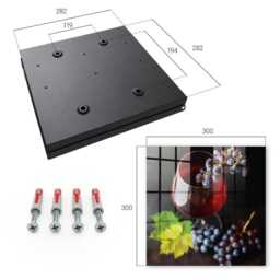 Wine Grapes Wall Mounted Key Cabinet, Red Box For Home, Photographic Food, Lovers - thumbnail 4