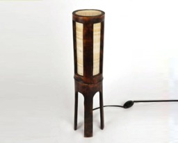 Handmade Bamboo Desk Lamp Rustic Wood Led Night Light