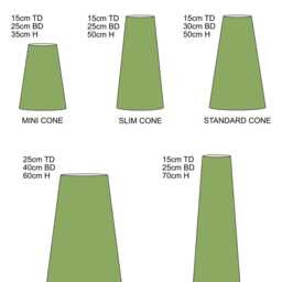 Cerise Botanical Velvet Cone Lampshade, Extra Tall Lampshade - thumbnail 3