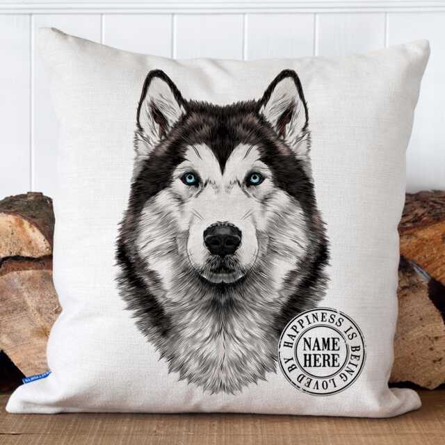 Personalised Husky Cushion Cover Dog Throw Pillow Custom Dogs Bed Decor New Puppy Pooch Birthday Gift Ekdc23 - image 1
