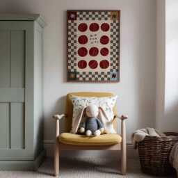 Cricket Ball Print, Kid's Bedroom Sport Wall Art, Boy's Toddler Room Play Room, Sporty Kids, Unframed - thumbnail 2
