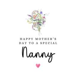 Nanny Mother's Day Candle Gift Keepsake Print Mother - thumbnail 4