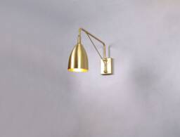 Long Wall Lamp, Brass Bedside Wall Lamp, Arm Lamp Sconce , Adjustable Lighting, Light - thumbnail 1