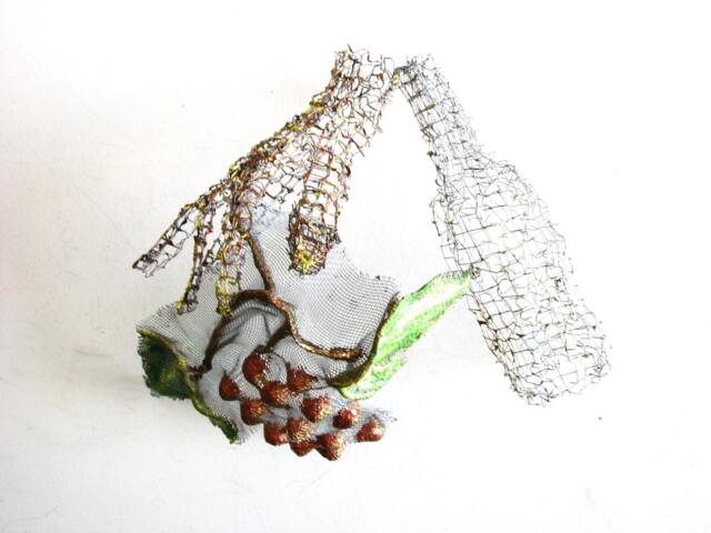 Rosh Hashana Gift/Metal Wall Decor Sculpture Ooak - image 1