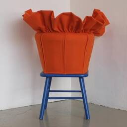 Orange Butterfly -Uu0049 - Children Chair With Frill - thumbnail 3