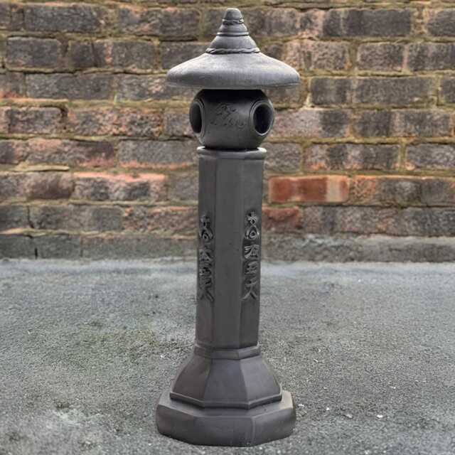Japanese Pagoda Sculpture Handmade Oriental Garden Decor Concrete Figurine Zen Stone Ornament Asian Temple Statue Lovers Gift - image 1