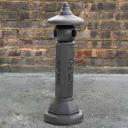 Japanese Pagoda Sculpture Handmade Oriental Garden Decor Concrete Figurine Zen Stone Ornament Asian Temple Statue Lovers Gift