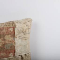 Handmade Turkish Kilim Pillow Boho Throw Pillow Cover - 16x16 - thumbnail 3