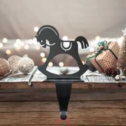 Rocking Horse Christmas Stocking Holder Hook - thumbnail 2