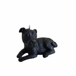 Handmade Staffordshire Bull Terrier Candle Personalized Dog Memorial - Usa Duty Paid - thumbnail 3