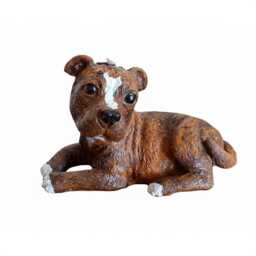 Handmade Staffordshire Bull Terrier Candle Personalized Dog Memorial - Usa Duty Paid - thumbnail 2