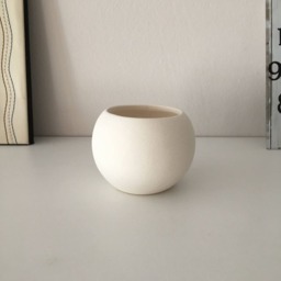 Ceramic Bisque Planter Ready To Paint Cactus Air Pottery Decoration Garden Decor Small Pots Succulent Plant Gifts Handmade Art - thumbnail 2