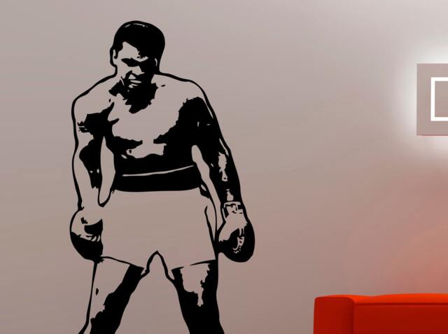 Muhammad Ali Wall Sticker Vinyl Decal Home Interior Design Cassius Clay The Greatest Boxer Art Sports Boys Room Boxing Gym Decor 2Bqzz - image 1